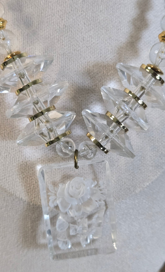 Vintage Starburst Medallion Necklace