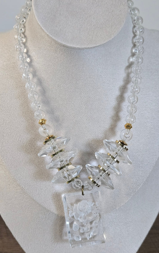 Vintage Starburst Medallion Necklace